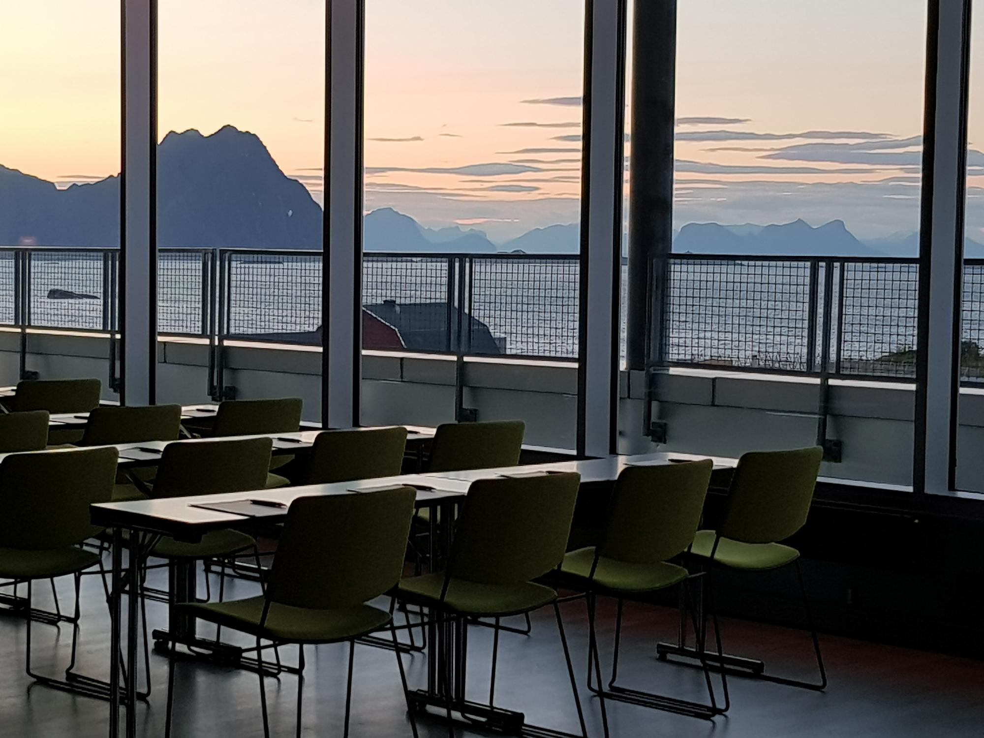 Utsikt konferanserom, Thon Hotel Lofoten